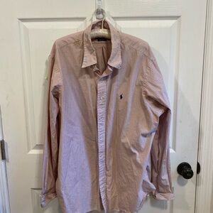 Ralph Lauren Men's Red Plaid Button Down Shirt